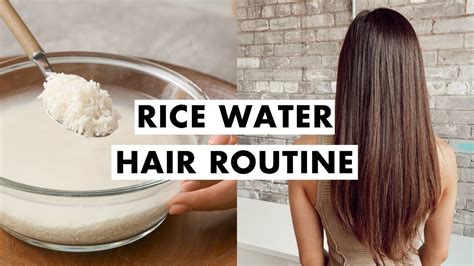 Rice Water for Hair Growth | Healthy Hair Routine - YouTube