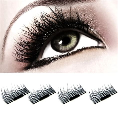 Aliexpress.com : Buy 4pcs 3D Double Magnetic Eyelashes Magnet False ...