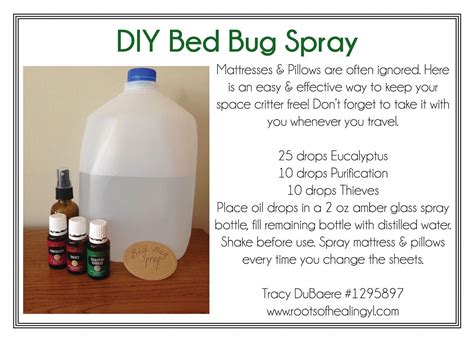 DIY Bed Bug Spray with Essential Oils #pestcontrol,pestcontrolservices ...