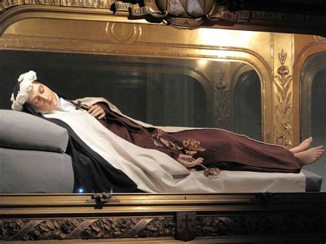 The incorrupt body of St Therese nee Therese de Lisieux She died at age ...