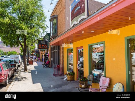 Main Street in downtown Moab, Utah, USA Stock Photo - Alamy