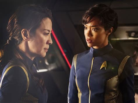 Michelle Yeoh as Captain Philippa Georgiou and Sonequa Martin-Green as ...