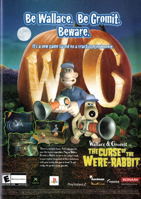 Wallace Gromit Curse Were-Rabbit Video Game Xbox Full Page Print Ad ...