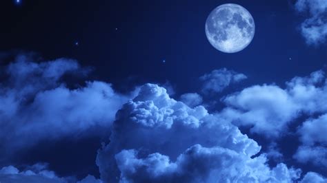 2560x1440 Moon Night Sky Clouds 5k 1440P Resolution HD 4k Wallpapers ...