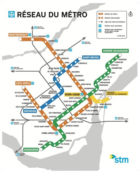 Map of the Week: Montréal Metro | The Urbanist