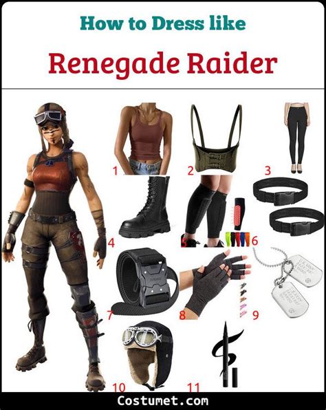 Renegade Raider Costume from Fortnite for Cosplay & Halloween 2023 ...