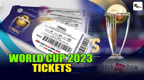 How and when fans can book online tickets for upcoming ICC World Cup ...