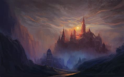 2560x1600 Resolution Kings Castle Painting 2560x1600 Resolution ...