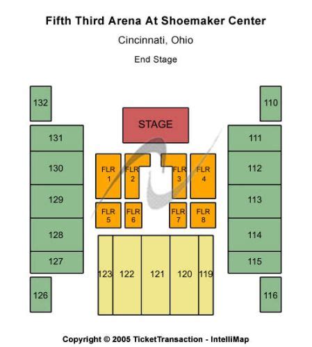 Fifth Third Arena Tickets and Fifth Third Arena Seating Chart - Buy ...