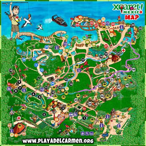 Xcaret Mexico Map – Get Map Update