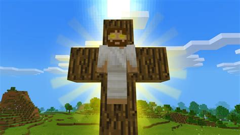 Minecraft Jesus Cross