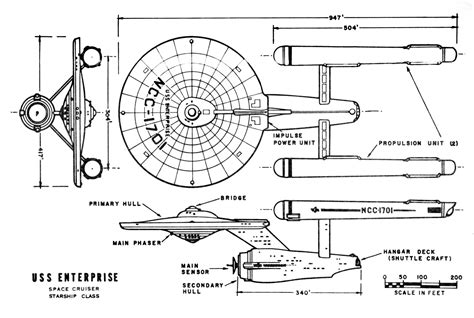 Enterprise technical drawings | Uss enterprise star trek, Star trek ...