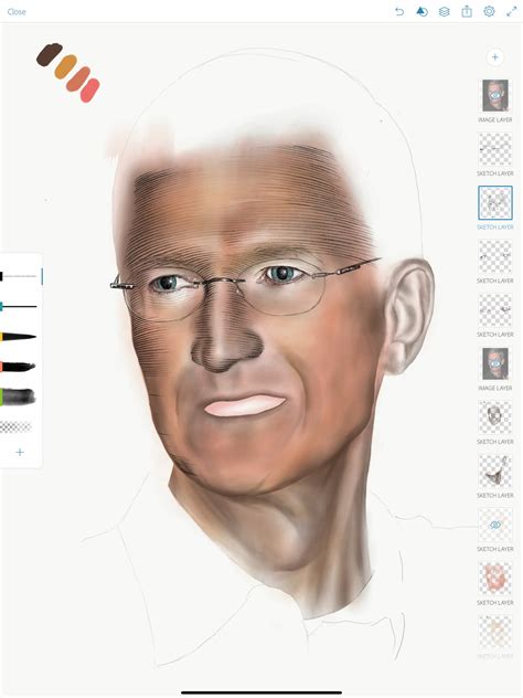 How to draw a portrait with Apple Pencil | Cult of Mac