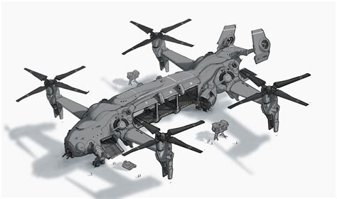 ArtStation - Front Mission: Air Transport, Adam Richards