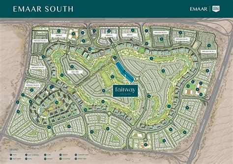 Fairway Villas at Emaar South, Dubai - Master Plan