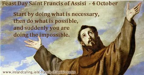 St Francis of Assisi quotes