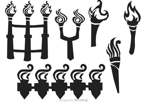 Tiki Torch Vectors - Download Free Vector Art, Stock Graphics & Images