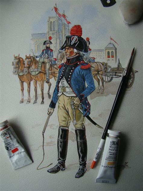 French; Imperial Guard, Artillery Train, Driver, 1804 Napoleonic Wars ...