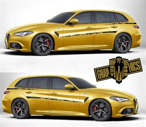 Alfa Romeo Giulia graphic Alfa Giulia decals stickers Giulia decals ...