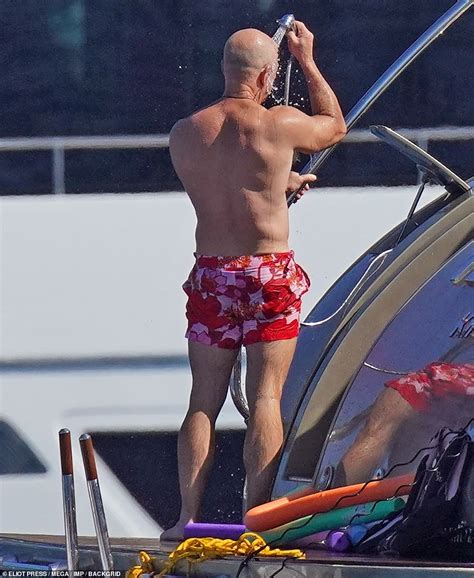 Jeff Bezos, 57, shows off his VERY buff body in the St. Barts with ...