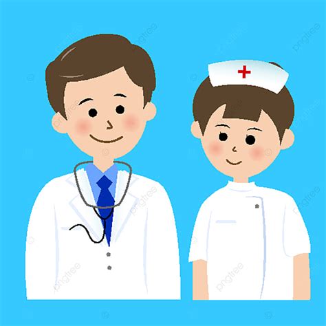 Nurse Doctor Cartoon Vector PNG Images, Cartoon Cute Vector Doctor ...