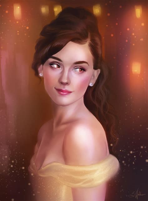 Emma Watson as Belle by SandraWinther on DeviantArt