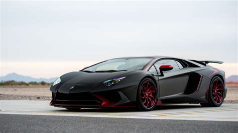 Black Lamborghini Aventador 4K HD Wallpapers - Wallpaper Cave