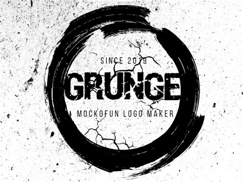 Grunge Logo - MockoFUN