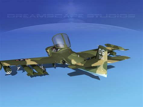 cessna a-37 dragonfly 3d max