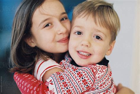 "Adorable Siblings Hugging Each Other" by Stocksy Contributor "Jakob ...