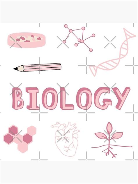 the words biology written in pink on a white background with different ...