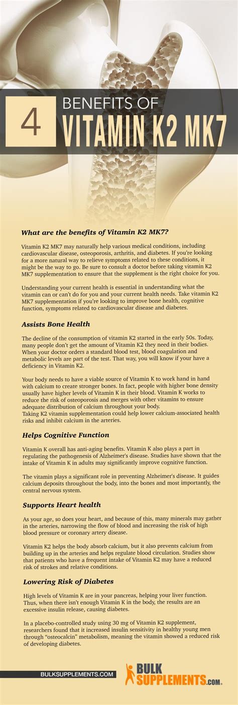 Discover the 4 Health Benefits of Vitamin K2 MK7 Softgels