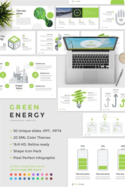 Green Energy - PowerPoint Template #65675