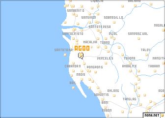 Agoo (Philippines) map - nona.net