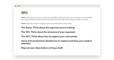 How to Write a Blog Post Outline - Animalz