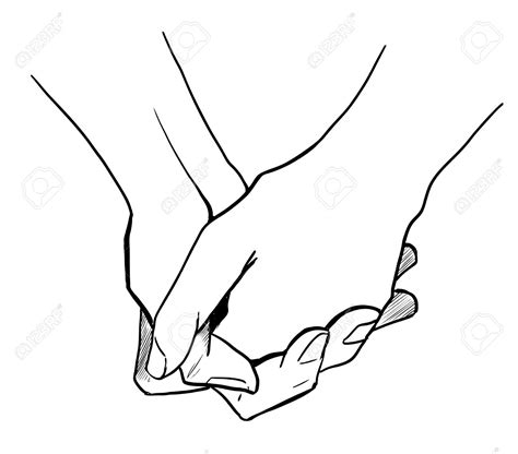 Couple Holding Hands Drawing | Free download on ClipArtMag