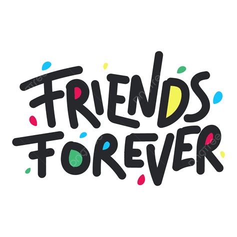 Friends Forever Text Art Style Vector, Friends, Forever, Friends ...