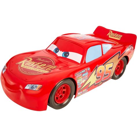 Buy Disney Pixar Cars 3 Lightning McQueen 20 Inch Vehicle, Large Toy ...