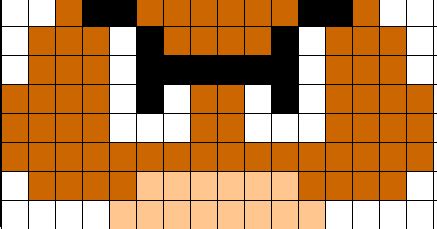 Goomba Pixel Art by BlkViking | Download free STL model | Printables.com