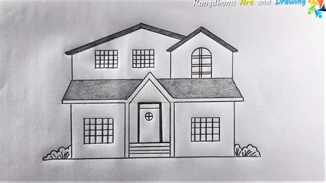 How to draw a Tinny House || #house drawing - YouTube