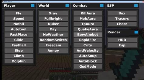 Mod Menu for Minecraft 1.16.4/1.15.2/1.14.4 | MinecraftGames.co.uk