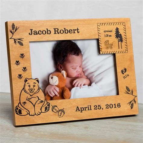 Personalized Baby Picture Frame Baby Boy Picture Frame New | Etsy