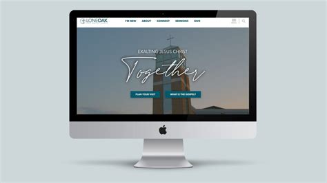 Lone Oaks First Baptist Church Custom Website | Marc Hyde Creative