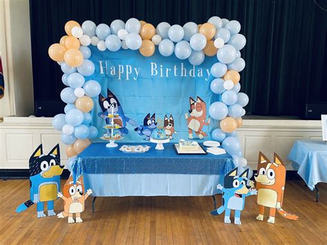 Bluey Birthday | Birthday, Boy birthday parties, Blue birthday parties