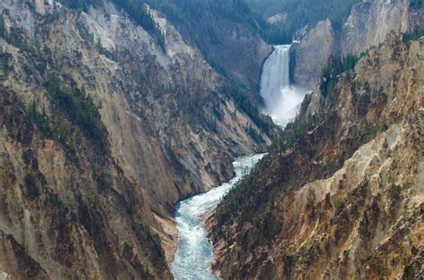 The Grand Canyon of Yellowstone, Lower Falls, Wyoming (OC) [4928 × 3264 ...