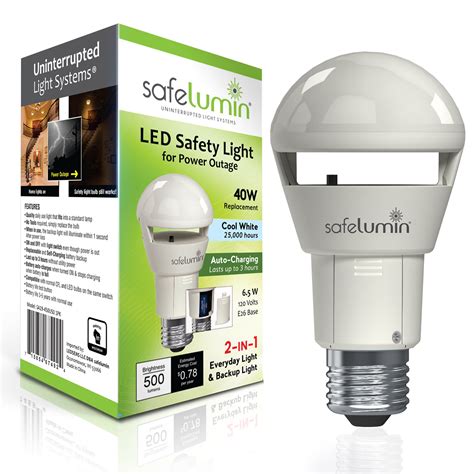 Emergency LED Light Bulbs for Home Safety During a Power Outage or ...