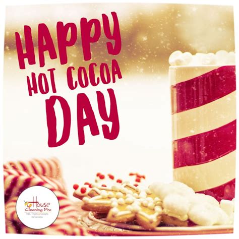 It's National Hot Cocoa Day! How do you like yours? Marshmallows or ...