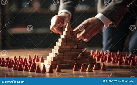 Businessman Playing Dominoes Game. Risk and Strategy Concept Stock ...