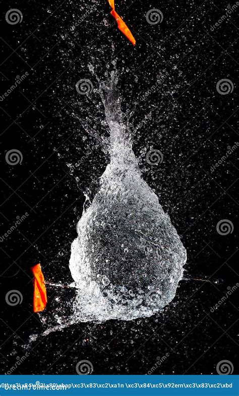 Water slow motion stock photo. Image of drops, background - 15409128