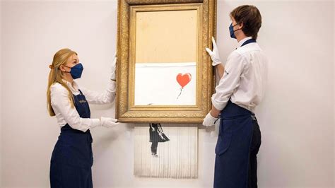 Banksy’s Shredded Painting to Be Auctioned for $5.5 Million - YouTube